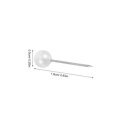 thumbnail image 2 of HAMPPLIES 300Pcs White Decorative Push Pins for Cork Boards Map Marking and Festive Decoration, 2 of 8