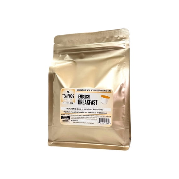 English Breakfast tea pods compatible with Nespresso OriginalLine