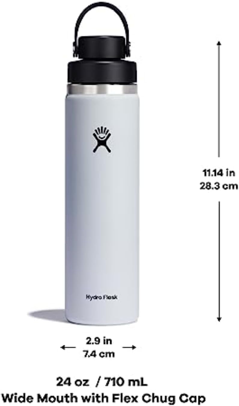 Hydro Flask Wide Mouth Water Bottle with Flex Chug Cap - 24 oz - Cascade -  Walmart.com