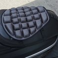 thumbnail image 4 of Cojín de aire para asiento de motocicleta, cojín de asiento con Airbag 3D con correas para sillines de turismo Cruiser, rodamiento de 375x360x25mm, 4 of 5