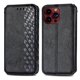 thumbnail image 2 of Funda de cuero prensado en rejilla para iPhone 15 Pro Max, 2 of 5