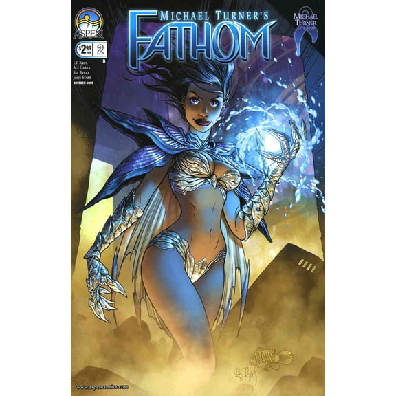 Fathom (Michael Turner's...) (Vol. 3) #2B VF ; Aspen Comic Book
