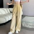 thumbnail image 4 of Zuesphe Lounge Pants Women Wide Leg Summer Capri Pants for Women 2025 Womens Lounge Pants Tall Cargo Pants Women High Waisted Plus Size My Orders, 4 of 5