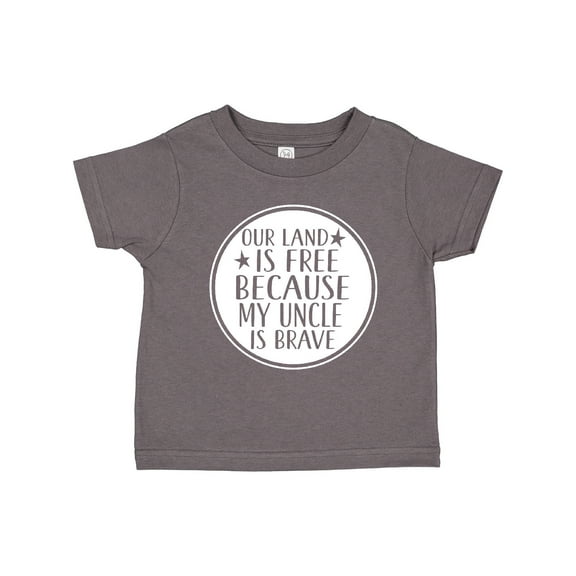 Inktastic Military Uncle Land is Free Nephew Boys or Girls Toddler T-Shirt