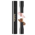 thumbnail image 1 of Mareep High Gloss Grooming Stick Grooming Stick Repair Shadow Powder Stick Highlight and Hairline Shadow Powder StickDouble Head Contouring High Gloss Stick Shaping Double-ended Eyeshadow Stick, 1 of 1