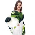 thumbnail image 4 of Panda Elegant Silk Scarf - Translucent Chiffon Yarn - Lightweight and Breathable - 180*73 inches - Stylish Accessory for Women, 4 of 6