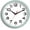 D_blue-gray, variant on Atomic Wall Clock 10 Inch, Modern Clock Battery Operated Classic Analog Decorative for Kitchen, Living Room, Office, Bedroom, Bathroom (Silver)