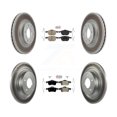 thumbnail image 1 of Transit Auto Front Ceramic Rear Semi-Metallic Pads and Coated Disc Brake Rotors Kit for Car Mazda 5 KGA-102423, 1 of 8