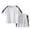 White, variant on larppty Boys Clothes 2PCS Outfits Color Block T Shirt & Shorts Teen Boy Clothes Kids Summer Clothing Sets (7-8 Years,White)