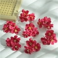 thumbnail image 2 of 50pcs , Diy home decoration artificial flowers with three simulated small flowers as decorative accessories, 2 of 2