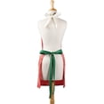 thumbnail image 6 of Contemporary Home Living 35" Red and White Joyful Snowflakes Jacquard Collection Apron, 6 of 6