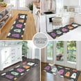 thumbnail image 6 of Yayeee Runner Rug for Bedroom 2'x6' Machine Washable Hallway Non Slip Mat, Colorful Halloween Ghost, 6 of 8