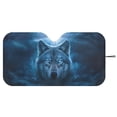 thumbnail image 3 of Xixirimido Windshield Sunshade for Car Foldable Front Window Cover Sun Shade Sun Visor Block UV Rays Universal Fit Automotive Accessories, Wolf, 3 of 8