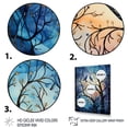thumbnail image 3 of Designart "Tree Moonlit form II" Landscape Trees Floater Framed Canvas Wall Art, 3 of 7