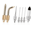 thumbnail image 1 of 9PCS Grease Gun Accessory Kit, Grease Gun Needle Tip & Grease Needle Nozzle with Bent & Straight Nozzles, Rubber Nipple Adapter and Elbow Adapter for Small Spaces, 1 of 2