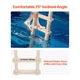 thumbnail image 4 of VEVOR Inclined Pool Ladder 5-Step & 2 Handrails of 300 lb Capacity for 48-54 In Pools, 4 of 9
