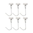 thumbnail image 3 of 6Pcs Small Swing  Hooks, 0 To 5KG Light Stable Outstanding Suction  Hooks Rack For Organization Installation, 3 of 8