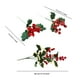 thumbnail image 4 of Billuyoard Ramas de bayas rojas de Navidad, atmósferas temáticas decorativas artificiales de espuma, Fondo de fotografía de Navidad, decoración de Kits de decoración para fiestas Sucursal única Billuyoard HA064982-01, 4 of 6
