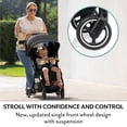 thumbnail image 4 of Evenflo Otto+ Travel System with LiteMax Infant Car Seat, Chia Black, 4 of 10