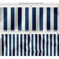thumbnail image 6 of Soimoi Cotton Canvas | 56" Wide, Sold By 2 Yard | Stripe Print - Blue | Durable Medium Weight Fabric for Bags, Curtains, Crafts & Dcor, 6 of 7
