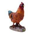 thumbnail image 2 of Estatuilla de resina de artificial, obra de arte decorativa, pollo para césped, jardín, patio trasero, Patio al aire DYNWAVEMX Estatua de pollo, 2 of 8