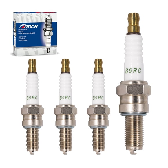 PK4 TORCH B9RC Terminal de Tornillo Spark Plug Reemplazo para NGK CR9E/6263, Autolite 4302/XS4302, Bosch 0242068500, Compatible con Yamaha FX10MT, Suzuki GSX-R1000, OEM