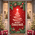 thumbnail image 2 of Decorative Design Christmas Banner Festive Decoration Holiday Backdrop Holiday Theme Celebration Decoration for Seasonal Decoration Indoor Celebration Party Decoration, 2 of 9