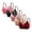Bra-A76Red, variant on LEWKW 5 Pack Push up Bra for Women Wireless Support Sports Bras Soft Ribbed Bralette Breathable Comfort Yoga Sleep Everyday Activewear Seamless Design