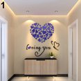 thumbnail image 4 of Romantic Love 3D Heart Loving You Wall Sticker Decor DIY Decal Home Office Gift, 4 of 8