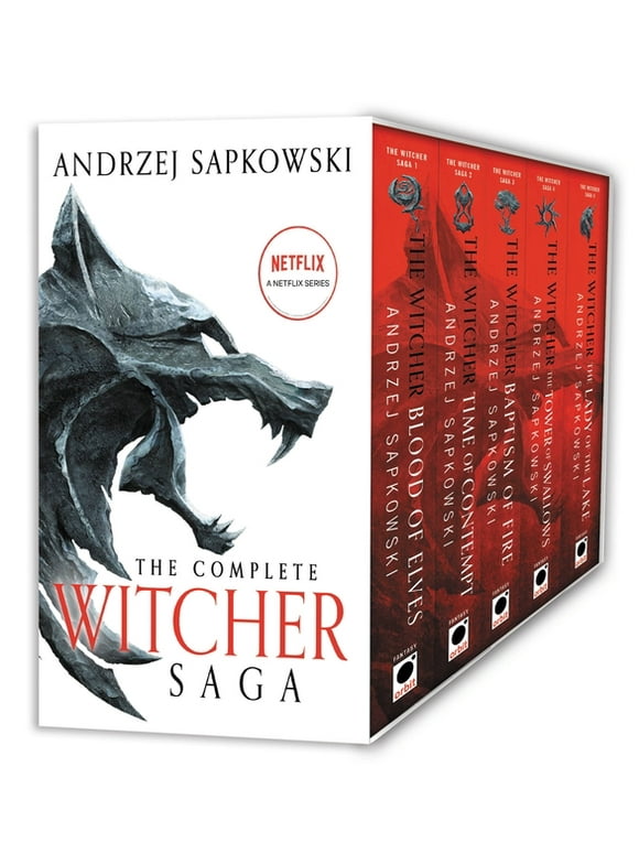 The Witcher: The Witcher Boxed Set: Blood of Elves, The Time of Contempt, Baptism of Fire, The Tower of Swallows, The Lady of the Lake (Paperback)
