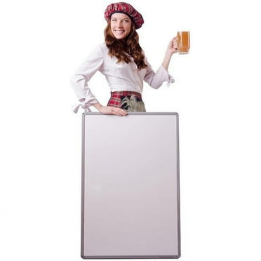 Scottish Woman with Sign Board Cardboard Cutout Cardboard Cutout