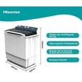 thumbnail image 4 of Lavadora Hisense WSA1803P 18 kg Blanca, 4 of 4