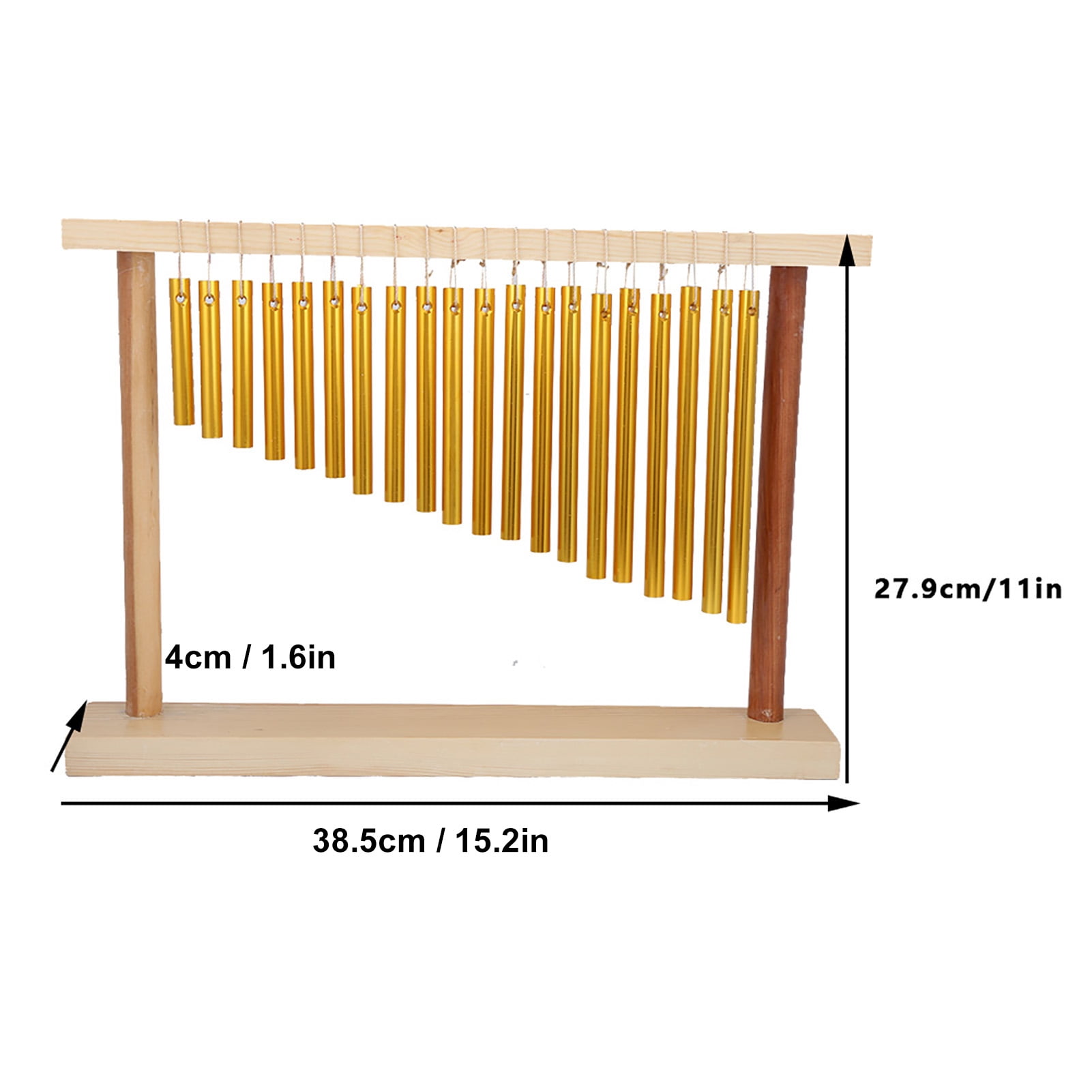 20‑Tone Wind Chimes Table Single‑Row Percussion Instrument Children's Musical Toy + Hammer