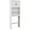 White, variant on kleankin Over The Toilet Storage Cabinet with Adjustable Shelf, Black