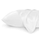 thumbnail image 1 of Juego de fundas de almohada Bedsure 2 unidades tamaño king satinado blanco puro, 1 of 6