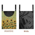 thumbnail image 7 of ZIATUBLE Sunflower Clothespin Bag Storage Oil Painting Clothespin Holder Bag 2 Pieces Machine Washable Clothespin Bag Hanging Storage Organizer for Clothesline Outdoor Outside Wardrobe, 7 of 7