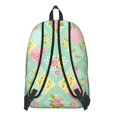 thumbnail image 3 of Pioneer Flower Floral Print Pattern Backpack for School, Cute School Bag with Adjustable Shoulder Straps and Padded Back, 15.7"x11.8"x5.5", 3 of 5