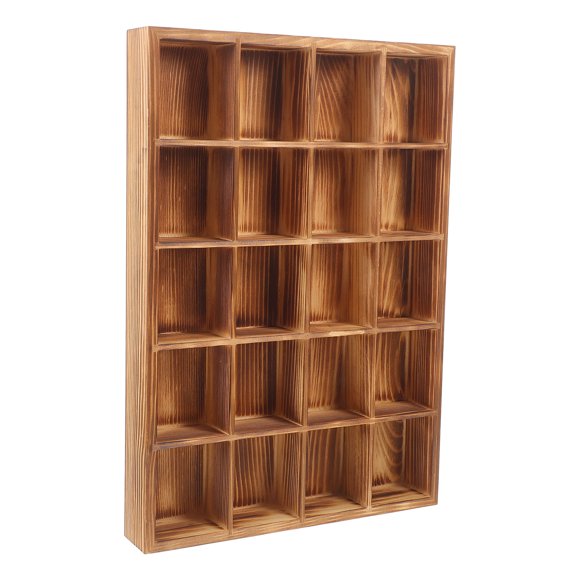 ELAYARD Wooden Compartment Box Multi Compartment Organizer for Underwear Socks and Tie Storage