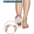 thumbnail image 3 of Roofei Metatarsal Pads 2 Pair - Gel Ball of Foot Cushions - Prevent Forefoot, Arthritis, Tendonitis, Diabetic Foot Pain Relief, 3 of 8