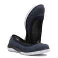 thumbnail image 5 of Strive Hampton Women's Slip On Leather Ballet Pump Shoes In Navy Size 10.5/11, 5 of 6