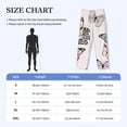 thumbnail image 2 of Salouo Beautiful Butterfly Print Pajama Pants for Men, Lounge Pants Elastic Waistband Casual Men's sleepwear Loungewear Sleep Pajama Pant -Large, 2 of 7