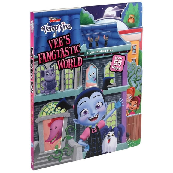 Lift-the-Flap: Disney Vampirina: Vee's Fangtastic World Lift-the-Flap (Board book)