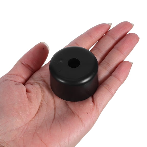CTIRCHIU 8Pcs Black Plastic Cabinet Legs Sofa Replacement with Nonslip Base for Home Furniture