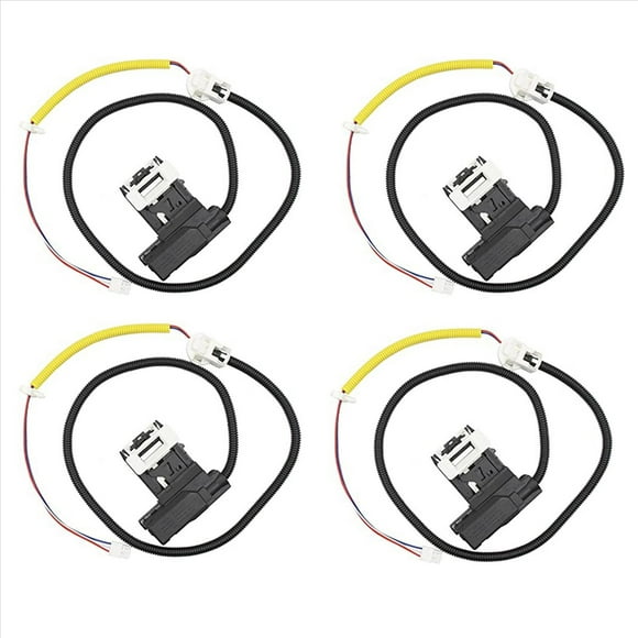 4X Reemplazo del Interruptor de Bloqueo de la Tapa de la Lavadora W11307244 W10682535 (3 Cables) Apto para , Montaje del Pestillo de la Tapa de la Lavadora