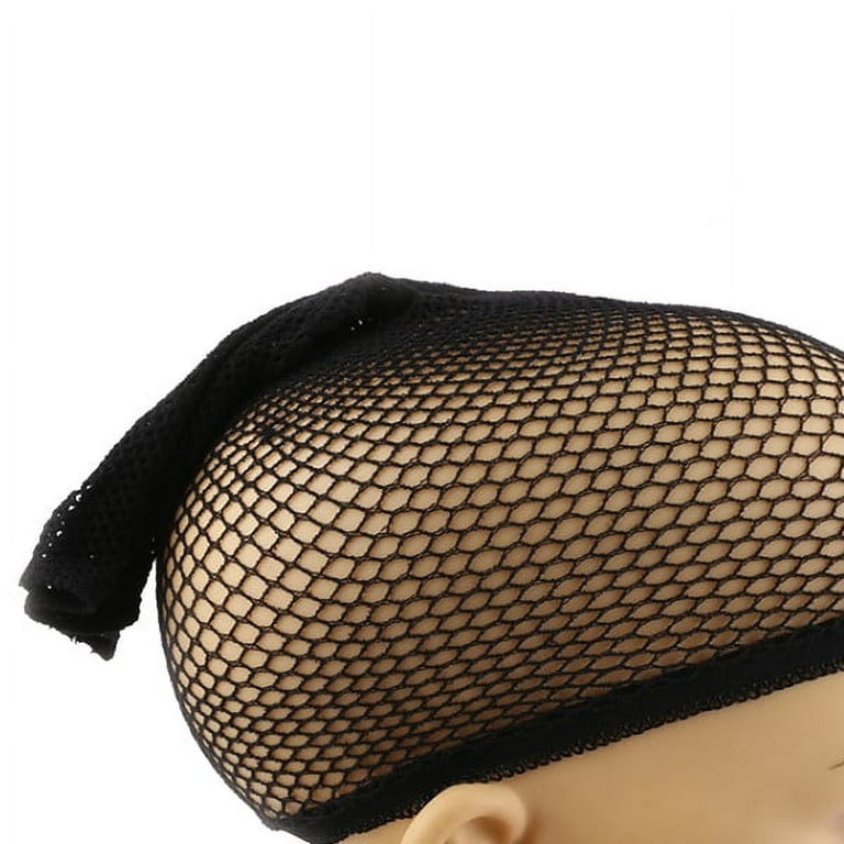  Beavorty 2pcs wig cap Weaving Hair Net for Wig mesh wig net wig  making cap fishnet wig hat dome cap wig fishnet bodystocking hat for women  braided wig stockings lace polyester