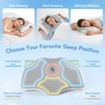 thumbnail image 4 of RELOIVE Cervical Neck Pillow for Pain Relief,Contour Memory Foam Pillow,Ergonomic Neck Support Pillow for Side Back Stomach Sleepers with Pillowcase,grey, 4 of 8