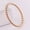 Rose gold, variant on Titanium Steel Twist Pattern Ring: Simple Style, Electroplated Finish, Steel, Gold, or Rose Gold
