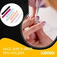 thumbnail image 3 of Seitruly Soporte de uñas Soporte de cepillo multifuncional 5 rejillas Soportes de bolígrafos de pintura multicolor Estante de manicura Juegos de manicura Negro 1, 3 of 6