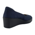 thumbnail image 5 of Vionic Sereno Women's Flats Navy Nubuck Leather Size 6.5 M, 5 of 8