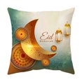 thumbnail image 2 of YAOMOBB Housse de Coussin Décorative Motif Exquis Lavable Texture Fine Imprimé Lune Étoile, 2 of 6